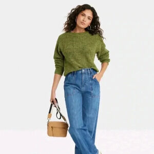 Universal Thread Women's Crewneck Cotton PulloverSweater Size XS